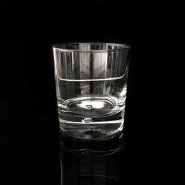 Whiskyglas, set van 2, Klassieke bel en dikke bodem, inhoud 33CL, Whisky Tumbler