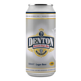 Denton alcoholvrij bier, 0.0 alcohol, 500ml